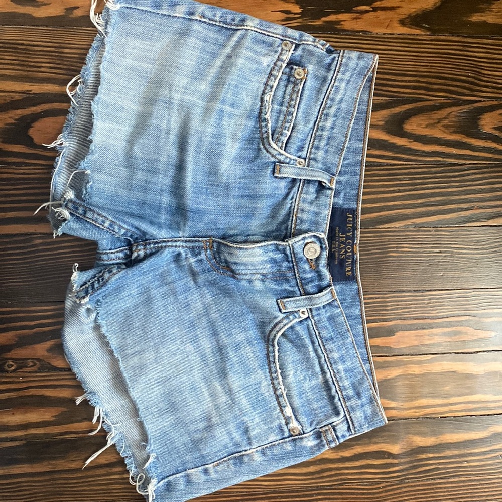 Juicy Couture Denim Cut Off Shorts
